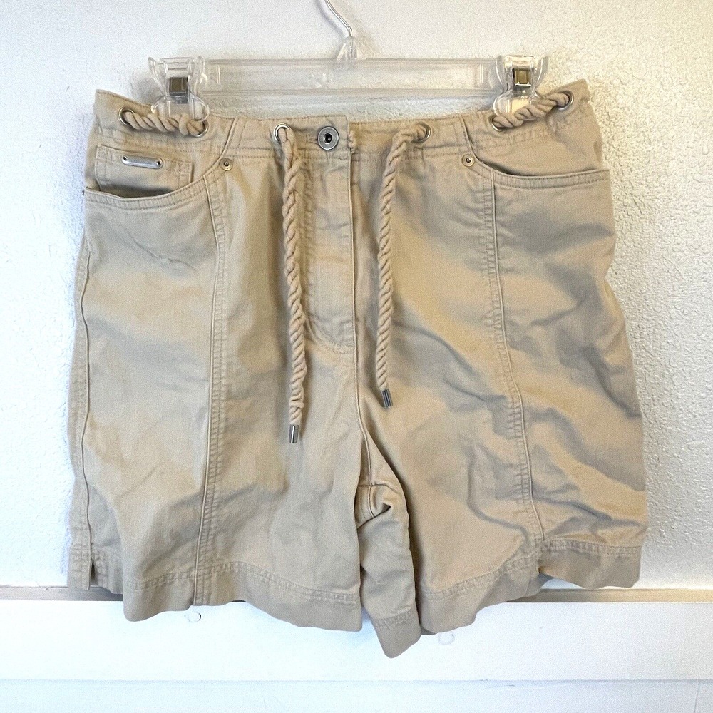 Lauren Ralph Lauren Vintage Khaki Outdoor Shorts Rope Belt Women's Size 10